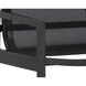 Merano 45 inch Black Outdoor Barstool